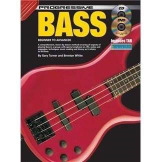 Progressive Bass - Beginner to Advanced c/w CD & DVD - Click Image to Close